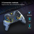 EasySMX X15 Hall Joystick Trigger RGB Wireless Gamepad, Starry Sky, Mech