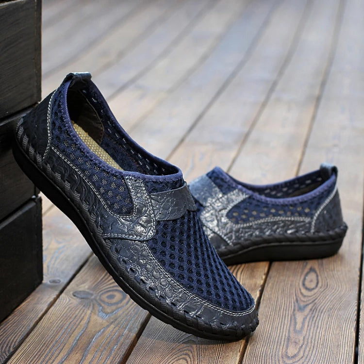 Men Summer Breathable Mesh Shoes Outdoor Non-slip Casual Shoes, 38, 39, 40, 41, 42, 43, 44, 45, 46