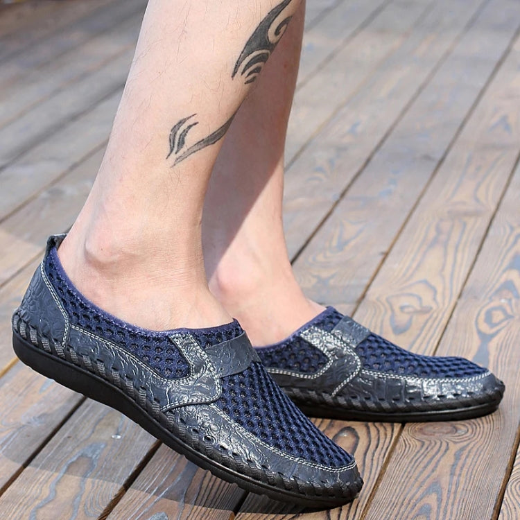 Men Summer Breathable Mesh Shoes Outdoor Non-slip Casual Shoes, 38, 39, 40, 41, 42, 43, 44, 45, 46