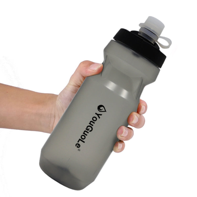YouGuoLe 600ml PP5 Plastic Outdoor Bicycle Cycling Fitness Squeeze Water Cup