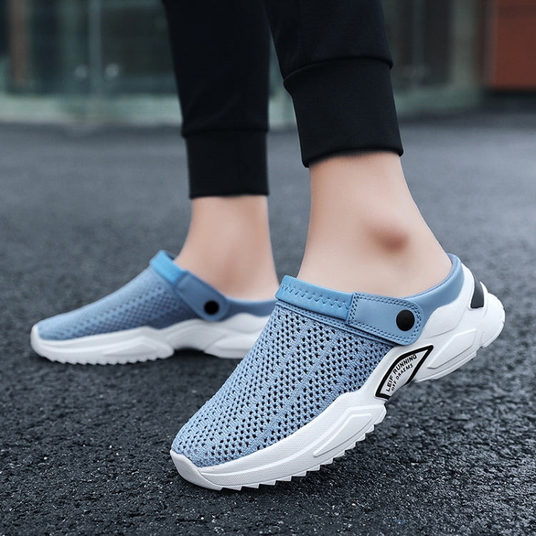 Summer Men Half Slippers Students Wrap Toe Hole Sandals Beach Shoes, 39, 40, 41, 42, 43, 44, 45, 46, 47