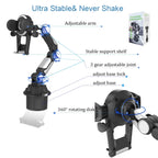 Universal Long Tube 3 Joints Adjustable Car Water Cup Position Cell Phone Holder