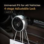 FE052 RGB Color Light USB Plug-in Clip-on Car Rear Seat Headrest Fan
