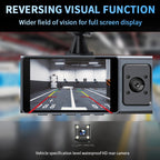 3 Camera Lens 3-inch IPS Screen WiFi Car Dash Cam 1080P Night Vision Dash Camera for Cars, 32G, 64G