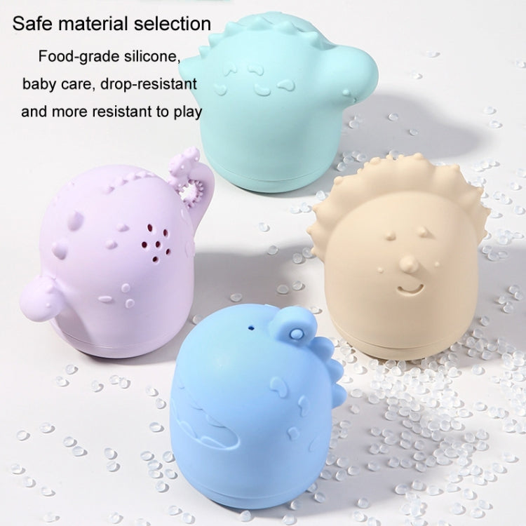 Baby Bathroom Bath Toy Children Water Play Sprinkler Water Floating Toy, Bubble Dragon, Triceratops, Big Eye Dragon, Stegosaurus