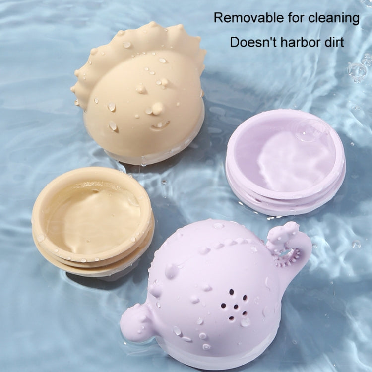 Baby Bathroom Bath Toy Children Water Play Sprinkler Water Floating Toy, Bubble Dragon, Triceratops, Big Eye Dragon, Stegosaurus