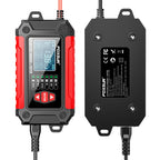FOXSUR Cars Motorcycles 12V Lithium Cattery Charger With Battery Detection, US Plug, EU Plug, UK Plug, AU Plug, JP Plug