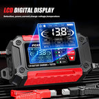 FOXSUR Cars Motorcycles 12V Lithium Cattery Charger With Battery Detection, US Plug, EU Plug, UK Plug, AU Plug, JP Plug