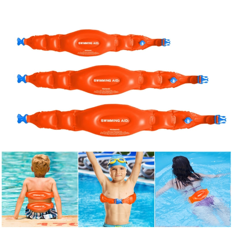 Swimming Auxiliary Belt Inflatable High Buoyancy Floaties for Swim Learning Beginners, 3 In 1 Kit, L, M, S