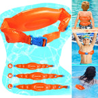 Swimming Auxiliary Belt Inflatable High Buoyancy Floaties for Swim Learning Beginners, 3 In 1 Kit, L, M, S