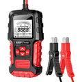 FOXSUR Automobile Motorcycle Battery Voltage Capacity Tester, Red