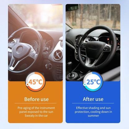 Car Windshield Sun Protection Heat Insulation Special-shaped Sunshade, Small, Large