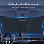 Car Windshield Sun Protection Heat Insulation Special-shaped Sunshade, Small, Large