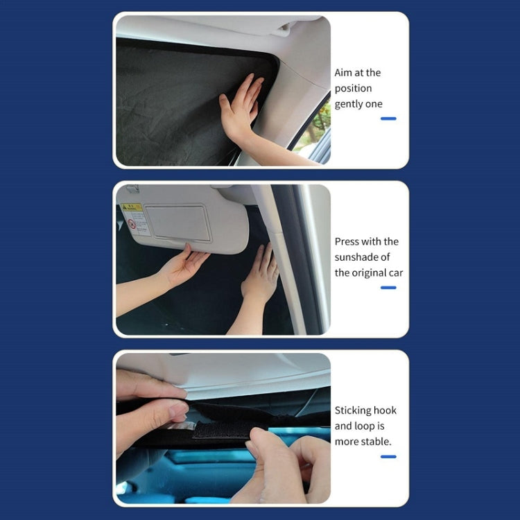 Car Windshield Sun Protection Heat Insulation Special-shaped Sunshade, Small, Large