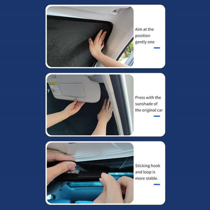 Car Windshield Sun Protection Heat Insulation Special-shaped Sunshade, Small, Large
