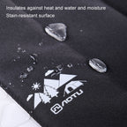 AOTU AT6225 Portable Waterproof Picnic Cushion Moisture-Proof Camping Cushion Thickened Outdoor Beach Travel Folding Small Cushion, 4 Fold Black, 4 Fold Army Green, 4 Fold Khaki, 6 Fold Khaki, 6 Fold Gray, 8 Fold Black, 8 Fold Army Green