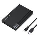 Blueendless MR23S 2.5-inch SATA Mobile Hard Disk Enclosure Tool-free Laptop External SSD, USB3.0, Type-C