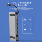 For Steam Deck/ROG Blueendless DS601 Type-C Game Console Base HUB Docking Station, 6-in-1 DS601