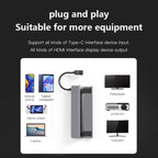 For Steam Deck/ROG Blueendless DS601 Type-C Game Console Base HUB Docking Station, 6-in-1 DS601
