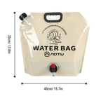 AOTU AT6667 Outdoor Large Capacity Water Bottle 9L Portable Folding Water Bottle Camping Car Drink Barrel