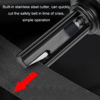 2 In 1 Mini Car Safety Hammer Seat Belt Cutter