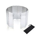 AOTU AT6344-1 10pcs /Set Outdoor Camping With Pins Aluminum Stove Windshield