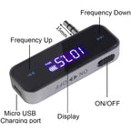 FM-01 3.5mm Music Audio FM Transmitter Mini Wireless Car MP3 Player, FM-01