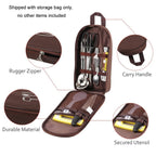 Outdoor Camping Kitchen Utensils Portable Storage Bag Picnic Flatware Supplies