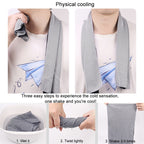 Sports Towel Set Travel Portable Quick Dry Cold Feeling Towel With Silicone Sleeve Storage Bag, 30x80cm, 30x90cm