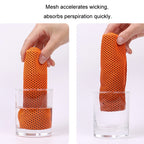 Sports Towel Set Travel Portable Quick Dry Cold Feeling Towel With Silicone Sleeve Storage Bag, 30x80cm, 30x90cm