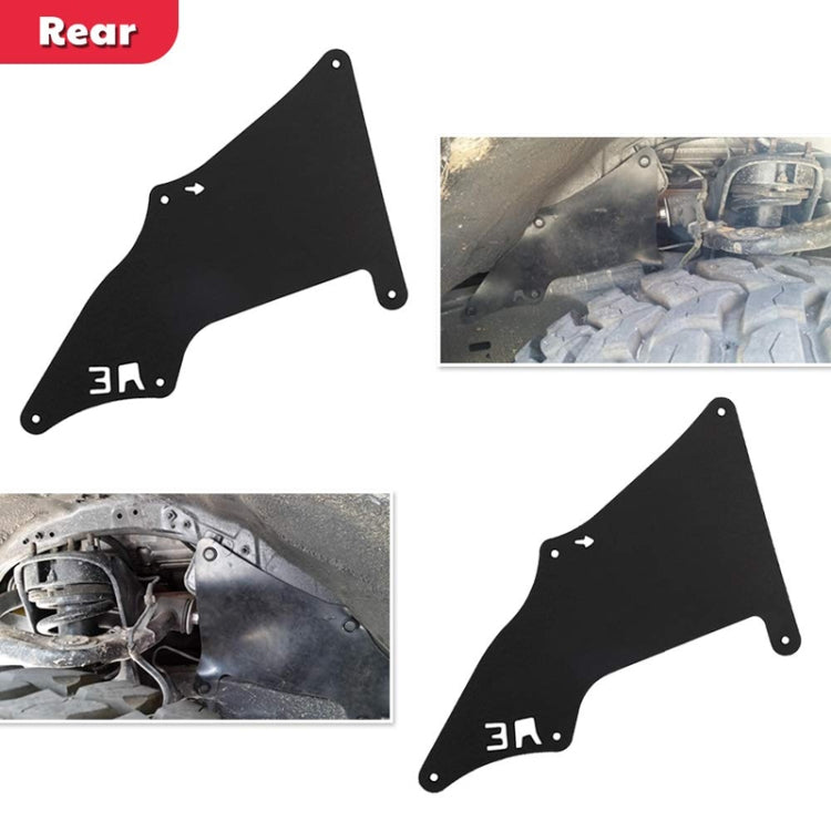 Front Wheel Fender Leather Lining for 03-17 Toyota Prado 2700 4000