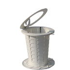 Retractable Portable Travel Toilet Collapsible Stool for Outdoors Fishing Camping, Ordinary White, Ordinary Black, With Light White, With Light Black
