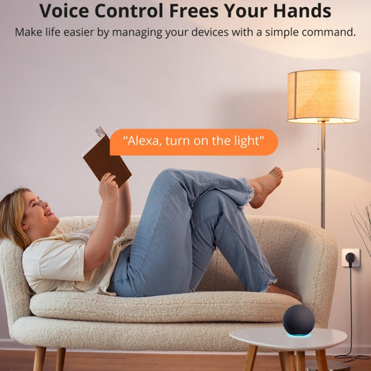 Smart WiFi Socket Electricity Time Switching Voice Control, SONOFF S60TPG UK Plug