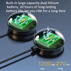 Bluetooth 5.3 Motorcycle Helmet Headset Stereo Intelligent Noise Reduction Riding Headphone, JK09