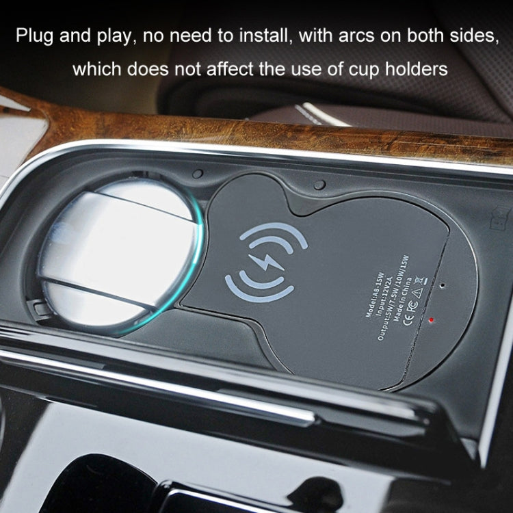 For Audi A8 Car Cigarette Lighter Mobile Phone Wireless Charger, For Left And Right Driving, For 2011-2017, For 2018-2024