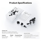 Lightweight Stem Clamp Cycling Bracket 360 Degree Adjustable Sports Camera Universal, TELESIN TE-HBM-004