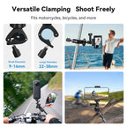 Lightweight Stem Clamp Cycling Bracket 360 Degree Adjustable Sports Camera Universal, TELESIN TE-HBM-004