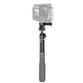 65.4cm Aluminum Alloy Waterproof Ball Head Selfie Stick Diving Shooting Sports Camera Extension Stick, TELESIN WSS-001