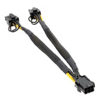 6Pin To Dual 8Pin Graphics Card Set Cable One To Two Power Supply Cable Adapter, 6Pin To Dual 8Pin