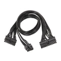 For EVGA 10Pin / 18Pin To 24Pin Flat Cable Module Cable Graphics Card Block Cord, 60cm For EVGA