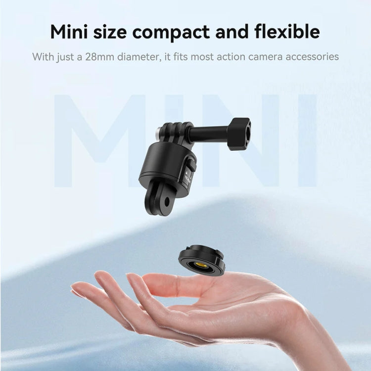 TELESIN CQM-001 Universal Magnetic Quick Release Adapter Kit For Sports Cameras, Magnetic Quick Release Adapter Kit