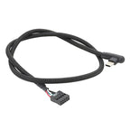 Motherboard USB 9Pin To Type-C Elbow Data Cable Braided Network Cable, 60cm Elbow