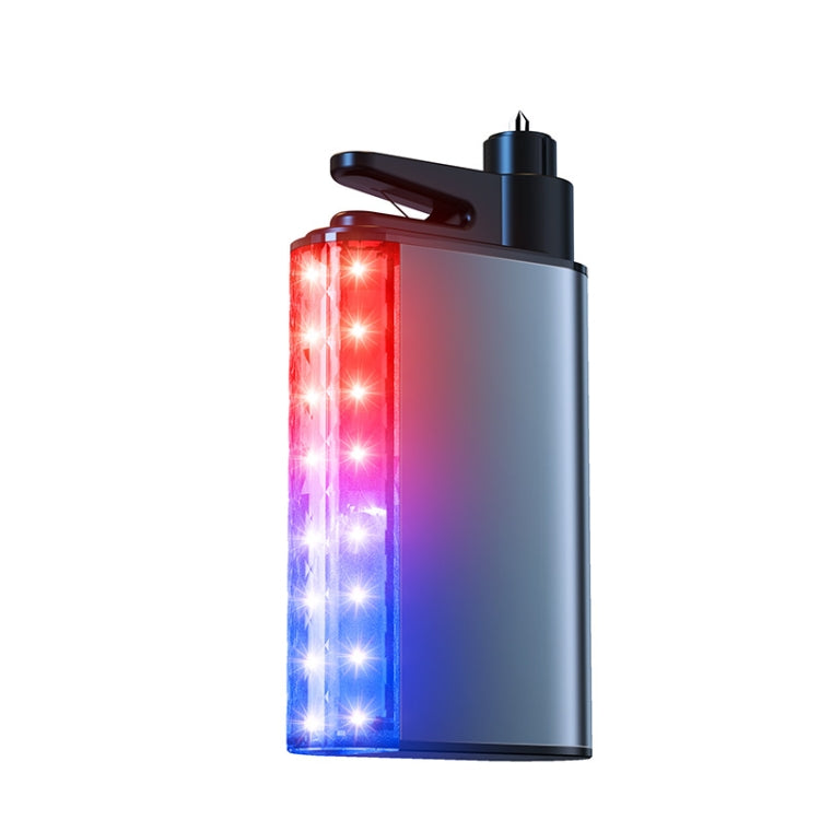 3 In 1 Car Safety Hammer Flashlight Emergency Light With Alarm