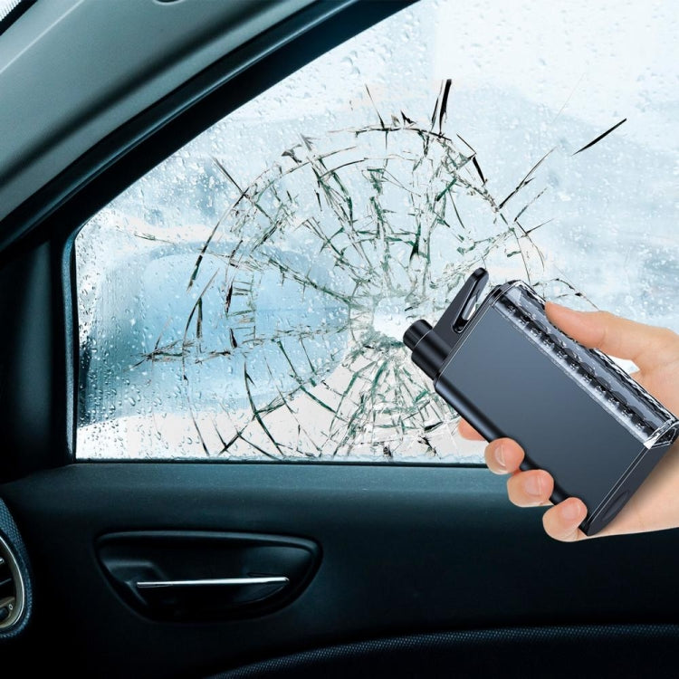 3 In 1 Car Safety Hammer Flashlight Emergency Light With Alarm