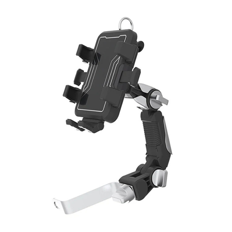 Motorcycle Bicycle Outdoor Cycling Navigation Phone Holder, Rearview Mirror Bracket, Handlebage Bracket