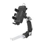 Motorcycle Bicycle Outdoor Cycling Navigation Phone Holder, Rearview Mirror Bracket, Handlebage Bracket