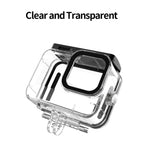 TELESIN GP-WTP-901 45m Diving Shell, For GoPro HERO12 Black / HERO11 Black / HERO10 Black / HERO9 Black, Single Shell, Shell+Filter Set