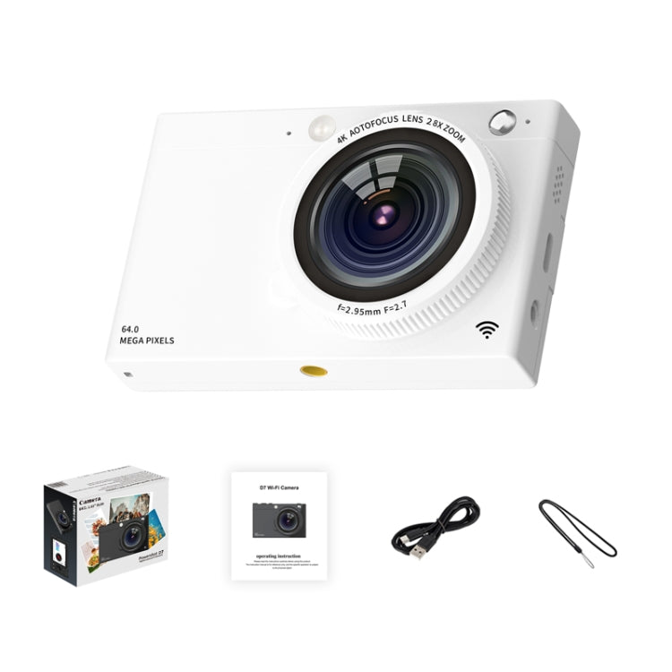 High-Definition CCD Digital Camera 64 Million WiFi Card Camera, Black, White, Black + Microphone/Fill Light/Headphone Cable, White + Microphone/Fill Light/Headphone Cable, Black + Fill Light, White + Fill Light, Black + Microphone, White + Microphone  ...