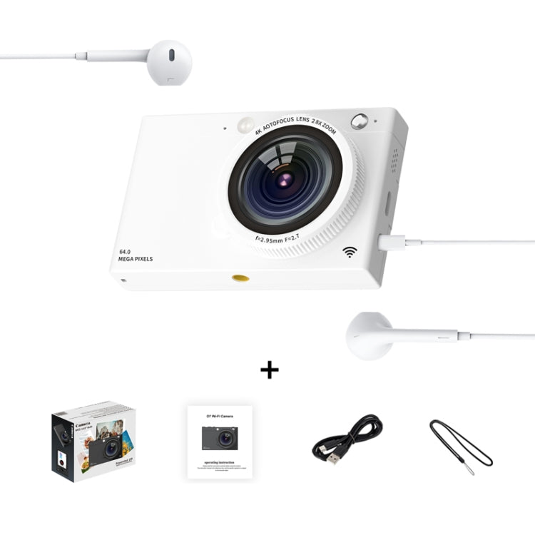 High-Definition CCD Digital Camera 64 Million WiFi Card Camera, Black, White, Black + Microphone/Fill Light/Headphone Cable, White + Microphone/Fill Light/Headphone Cable, Black + Fill Light, White + Fill Light, Black + Microphone, White + Microphone  ...