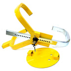 Car Anti-theft Lock SUV Wheel Three-prong Lock With Suction Cup, Ordinary, With Disc